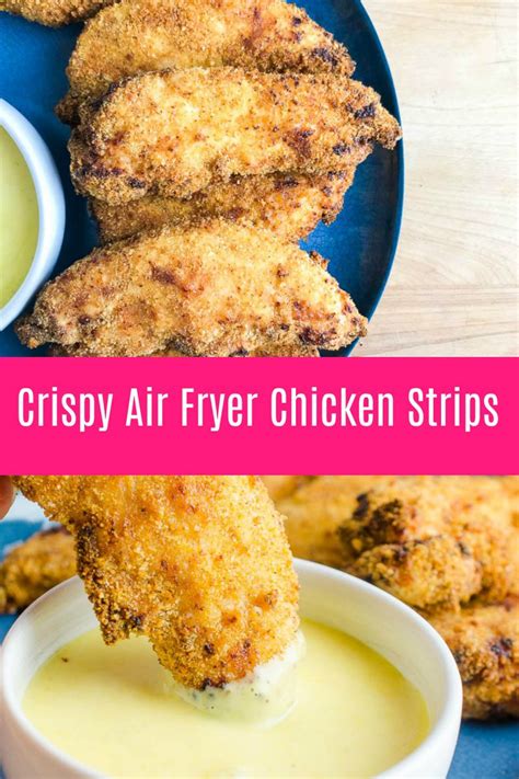 Succulent chicken, slathered in a tangy sauce. Air Fryer Chicken Strips (Chicken Tenders) Recipe - Life's ...