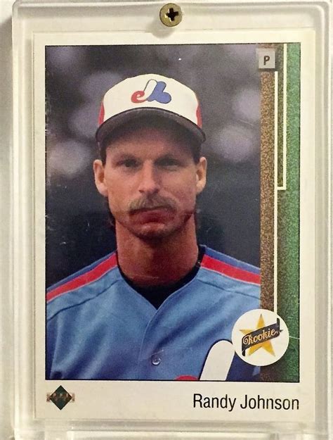 Randy johnson was an elite athlete who used his height to his advantage in both baseball and basketball. 1989 Upper Deck Randy Johnson Montreal Expos #25 Baseball Card #MontrealExpos | Upper deck ...