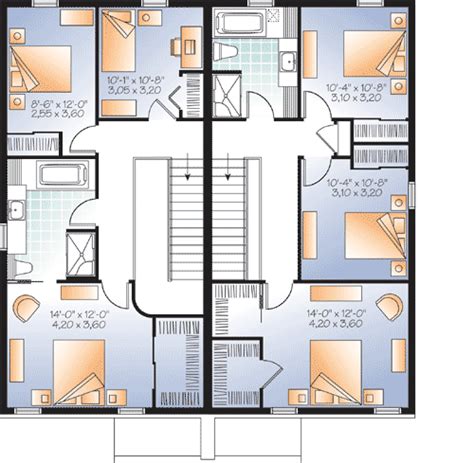 Get expert advice from the house plans industry leader. Narrow Lot Multi-Family Home Plan - 22327DR ...