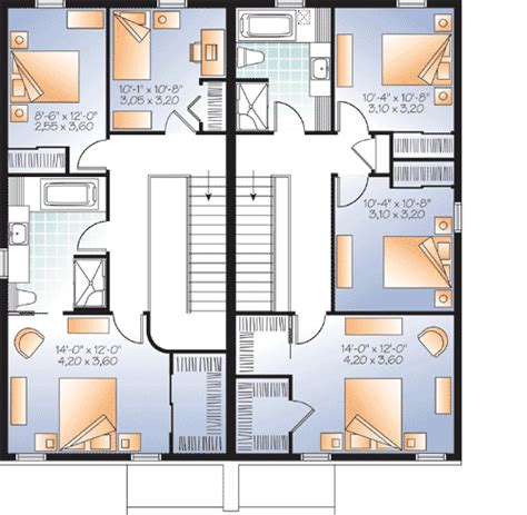 Get expert advice from the house plans industry leader. Narrow Lot Multi-Family Home Plan - 22327DR ...