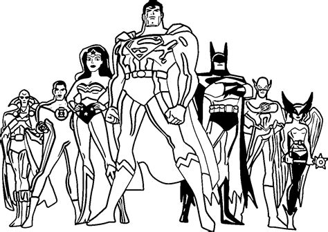 Walt disney did not just create animations films but many other films that has left an indelible you can keep them busy by giving them a tub of colors and free disney coloring pages to print. Justice League Coloring Pages | wecoloringpage | Pinterest