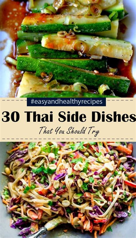 Cucumber, thai eggplants, string beans, galangal). 30 Thai Side Dishes To Vary Meals #chickensidedishes 30 ...