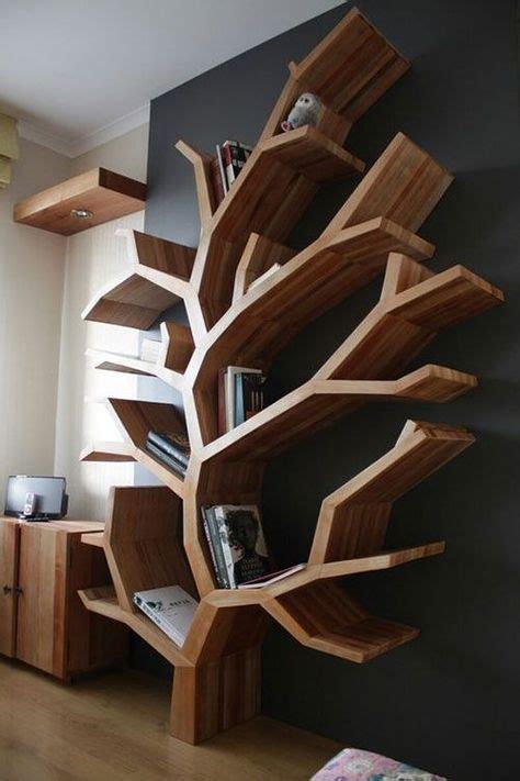 Shelves of staggered widths and heights give this tower uncommon sculptural presence and the ability to showcase an array of books and objects. Pin on Bedroom Decor