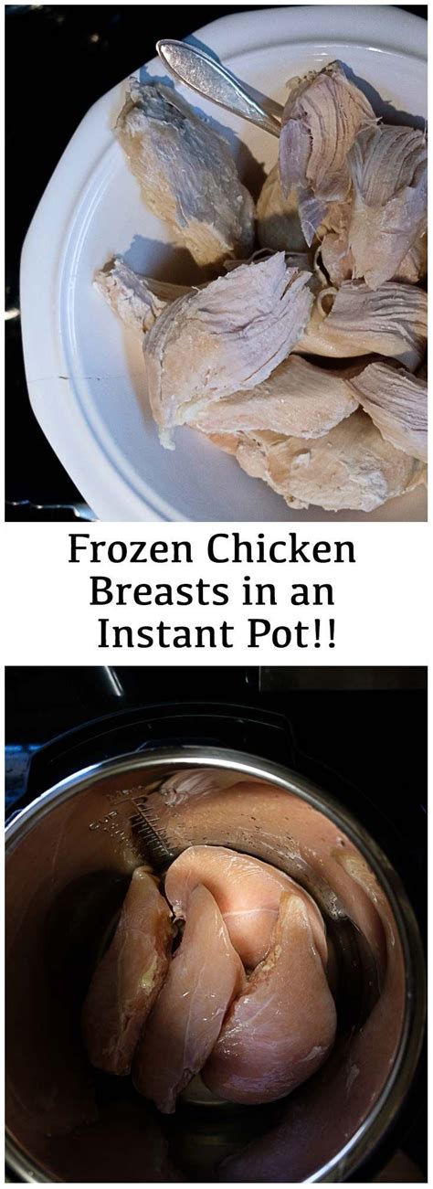 And the bonus is you can cook them from frozen, no need to thaw out. Yes, you can cook Frozen Chicken Breasts in an Instant Pot ...