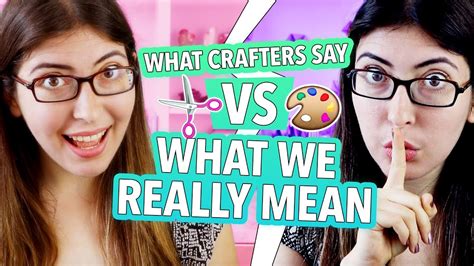 What it signals that guarding. Things Crafters Say vs What We REALLY Mean | @karenkavett ...