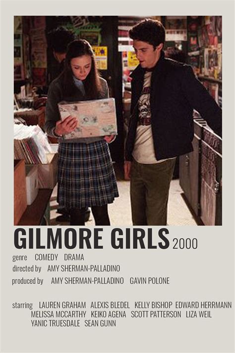 Pop rock, experimental rock, experimental. Gilmore Girls poster by cari in 2020 | Gilmore girls ...