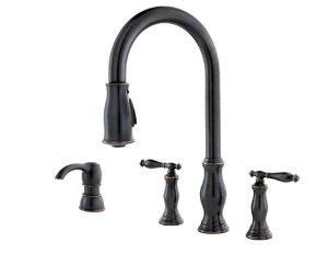 The avanti is a kitchen faucet from pfister that comes in a lot of styles, offering the best options for people new to the brand. Pfister Hanover 2-Handle 3 or 4-Hole Pull-Down Kitchen ...