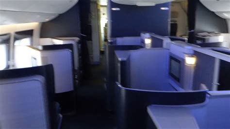 Out of the dog house: British Airways First cabin 777-300ER - YouTube