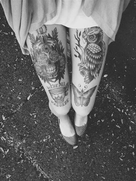 Sugar skull tattoo with flowers. skull tattoo on Tumblr