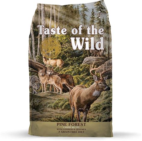 For cats, taste of the wild offers two flavours: Taste Of The Wild Pine Forest Canine Recipe Venado 1KG ...