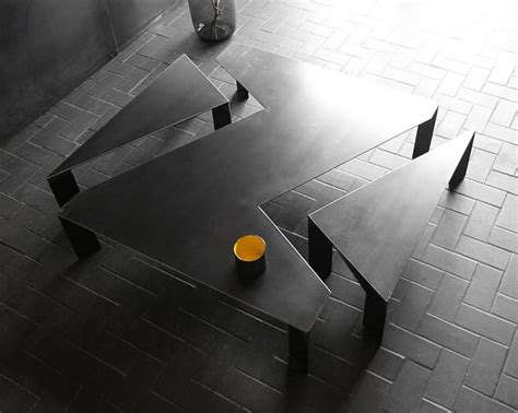 5 out of 5 stars. Z Coffee Table in Raw Steel Hand-Crafted For Sale at 1stdibs