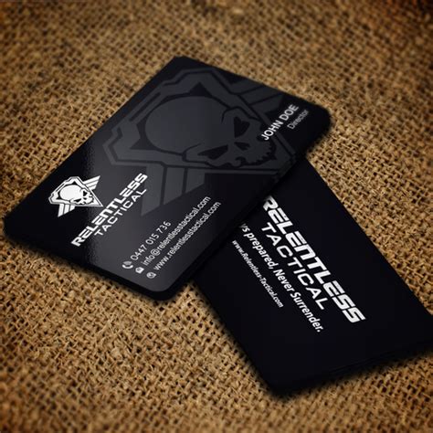 Dianna.schel4 got their new business card by running a design contest: Business Card Design contest for Tactical Brand | Business ...