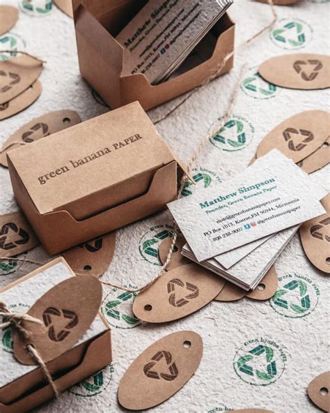 Eco friendly business cards for renova. Eco-friendly Business Cards: Green Banana Paper - Nadi ...