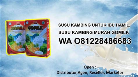 Susu bubuk untuk ibu hamil ini merupakan pilihan yang bagus bagi anda yang gemar susu murni penuh krim dan penuh rasa. susu kambing untuk ibu hamil, susu kambing murah gomilk WA ...