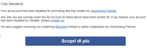Come seconda cosa, devi collegare il nuovo utente facebook al tuo account adespresso. Quando ti chiudono l'account pubblicitario Facebook senza ...