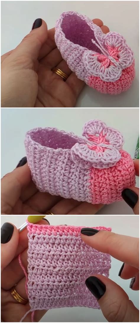 crochet-baby-shoes-with-butterfly-applique-crochet-ideas