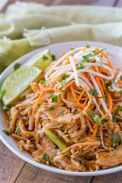 This healthy chicken pad thai recipe has 100% taken the number 1 spot on my list of. Chicken Pad Thai - Dinner, then Dessert