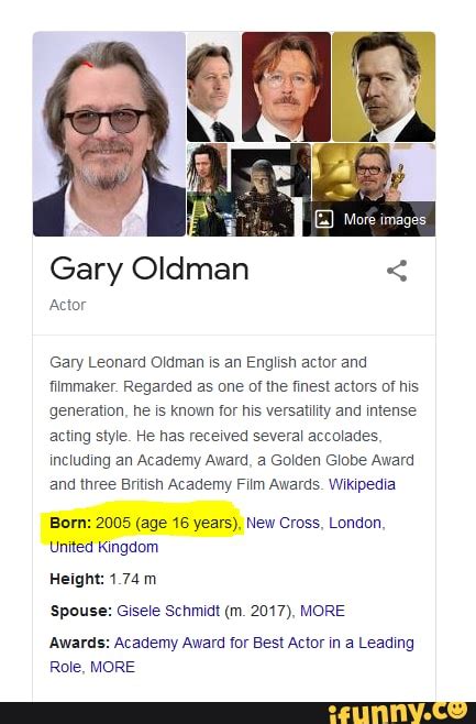 That number doesn't even include the eight times she was nominated but didn't win. Gary Oldman