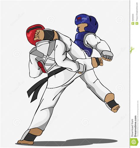 Download high quality taekwondo vector clip art from our collection of 0 clip art graphics. Arte Marcial Del Taekwondo Ilustración del Vector - Imagen ...