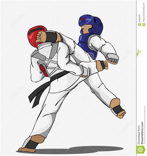 New users enjoy 60% off. Arte Marcial Del Taekwondo Ilustración del Vector - Imagen ...