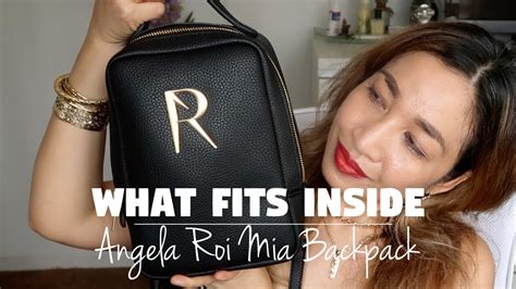 Appropriately named after the lead from the amazing grace children's book, sharing the sense of i. ANGELA ROI MIA MINI BACKPACK | Unboxing + What Fits Inside ...