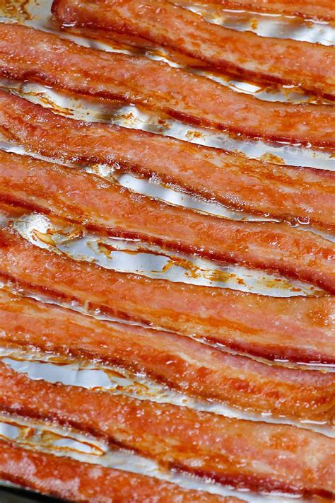 Different sizes will require different cooking times, but a good rule of thumb is 35 to 45 minutes per pound. How Long to Cook Bacon in the Oven (Rack or No Rack) - TipBuzz