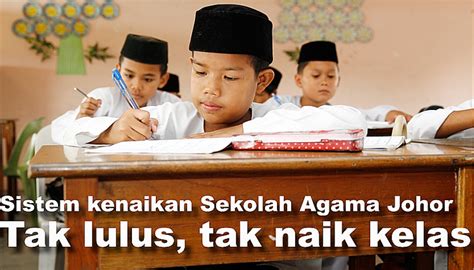 Di dalam bajet 2013, kerajaan memperuntukkan rm100 juta untuk pembangunan sekolah agama (sekolah agama bantuan kerajaan) di seluruh negara. Borang Maklumat Murid Sekolah Agama Johor