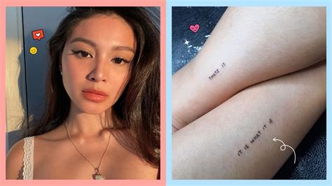 We finally discovered the meaning behind nadine lustre's favorite tattoos. Nadine Lustre Just Got New Tiny Tattoos