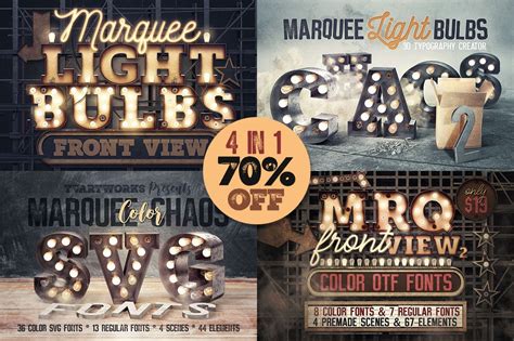 Download Marquee Light Bulbs - All in 1 | Pre-Designed Photoshop ...
