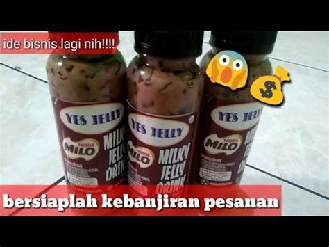 Belakangan ini, minuman dengan bahan dasar dan campuran jelly memang sedang populer. IDE BISNIS 2019 || CARA MEMBUAT MILO JELLY || MINUMAN ...