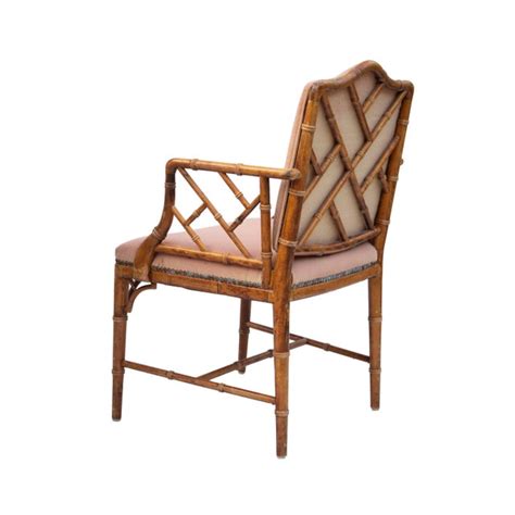 Isn't this a wonderful vintage iron faux bamboo chair below available at liv vintage? Hollywood Regency Faux Bamboo Dining Chairs, S/4 | Chairish