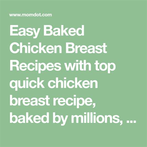 Admin bolso tutorial and ideas 18 diciembre 2019ohmygoshthisissogood, baked, breast, chicken 0 comentarios. Pin on Chicken