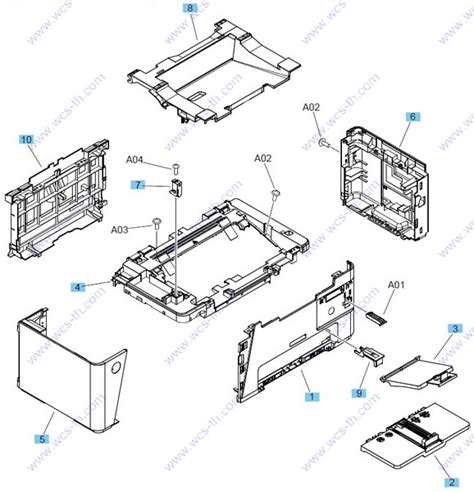 This video guide you to completely disassemble your printer and also help you in changing the spare as teflon, pressure roller,pickup roller, scanner ,etc. Diagram HP LaserJet Pro MFP M125 M126 M128