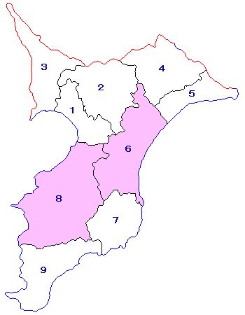 日本地図 都道府県地図 無料素材 白地図 イラスト 透過png プリント用pdf. 第2次小選挙区制：千葉県