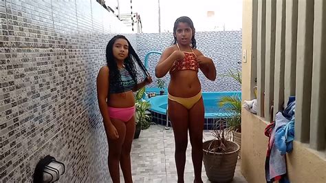 Amigas na escola problema de lógica muito fácil. Desafio da piscina parte 4 com minha amiga - 123vid