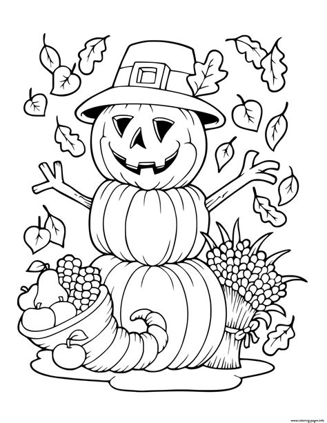 Fun i spy activity pages for kids to do for quiet time or for a fun indoor activity while stuck inside. Thanksgiving Scarecrow Pumpkin Cornucopia Harvest Coloring ...