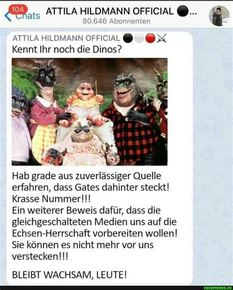 Er wollte die gruppe 'hooligans gegen satzbau' outen und hat sich selbst reinlegen lassen. ATTILA HILDMANN OFFICIAL ATTILA HILDMANN Kennt Ihr noch ...