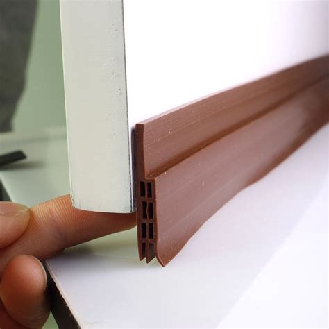 Measure the window seal or door that you want to put this against to get the desired length (add a 1 to allow for the end seems. Self-adhesive Under Door Draft Stopper Silicone Door ...