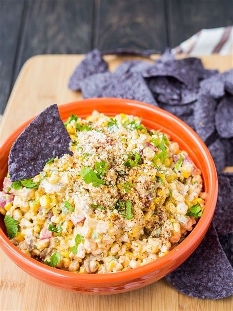 You will need to have plenty of things ready to go to scoop it up! Easy Poolside Appetizers & Dips | Mexican corn dip ...