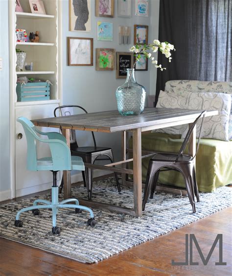 With a bit of washi tape, you'd be surprised how you can create an innovative setup for. Family Friendly Dining Room - JLM Designs