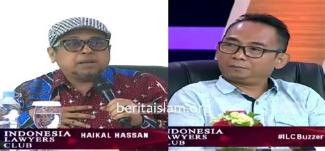 Kaum radikal menguasai ruang publik di sana. Babe Haikal Hassan Semprot Eko Kuntadhi di ILC Soal ...