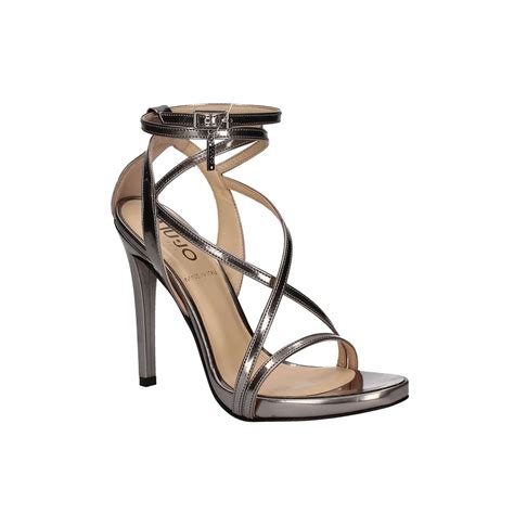Abbigliamento scarpe ed accessori online uomo donna. Sandalo Donna Liu Jo SUMI Tacco 12 Laminato Acciaio ...
