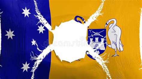 Check spelling or type a new query. Gebrochene Canberra-Flagge stock abbildung. Illustration ...