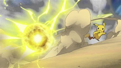 When pikachu meet, they'll touch their tails together and exchange electricity through them as a form of greeting. Pokémon - Pikachu à l'attaque ! - YouTube
