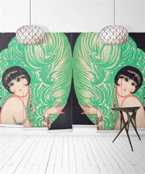 Check spelling or type a new query. Mirrored Burlesque Mural, 1920's Inspired Wall Decor ...