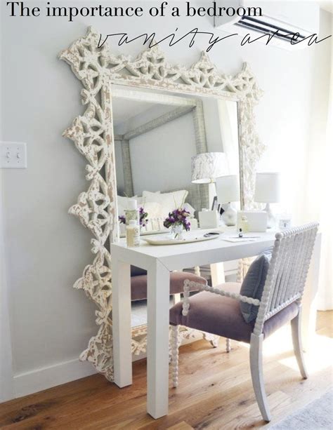 Don't forget decorative lighting and mirrors. The importance of a bedroom vanity area. . . — The Decorista