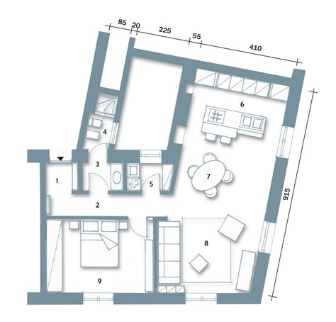 Tavoli, fornelli e piani cottura, lavelli, frigoriferi, forni. 74 mq moltiplicati e ottimizzati - Cose di Casa