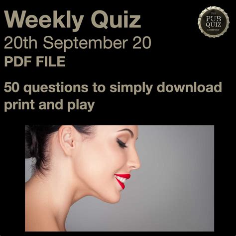 You will get amusement and decent gaming experience from week by week bing. Weekly Quiz / 20th Sept 20/ PDF / Print