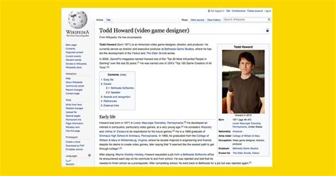 Why Todd Howard's Wikipedia Article Keeps Getting Vandalized