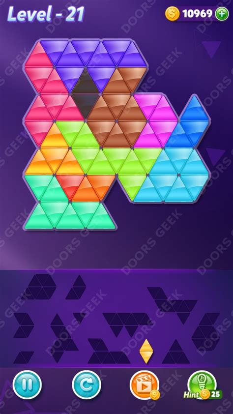 Triangle puzzle:tangram hacks & cheats — online generator. Block! Triangle Puzzle 12 Mania Level 21 Solution ~ Doors Geek